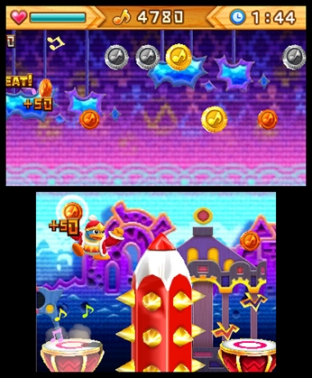 Dedede's Drum Dash Deluxe (3DS) image