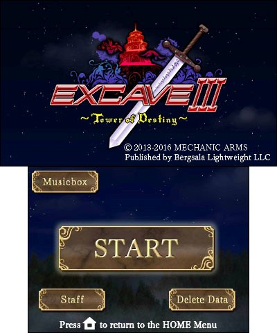 Excave III: Tower of Destiny (3DS) image