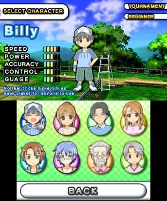Family Tennis 3D (3DS) image