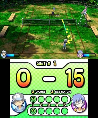 Family Tennis 3D (3DS) image