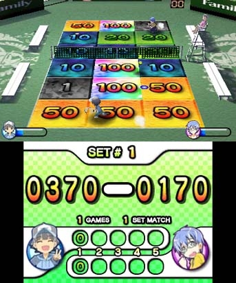 Family Tennis 3D (3DS) image
