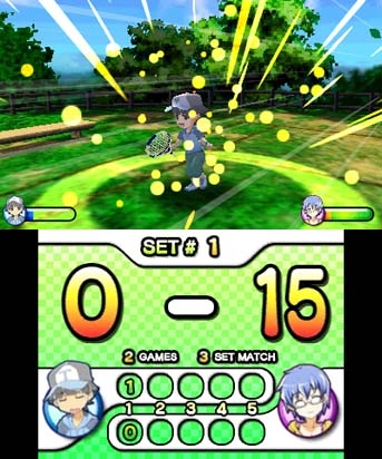 Family Tennis 3D (3DS) image