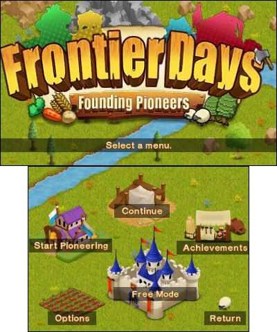 Frontier Days: Founding Pioneers (3DS) image