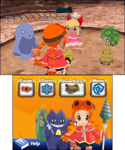 Gurumin 3D: A Monstrous Adventure (3DS) image