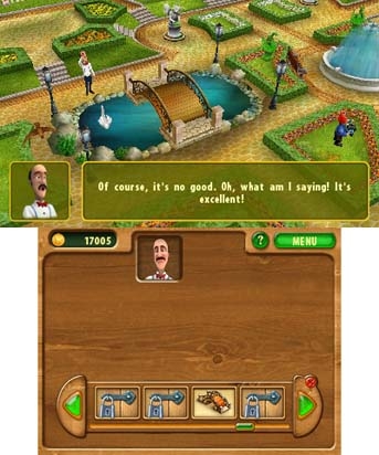 Gardenscapes (3DS) image