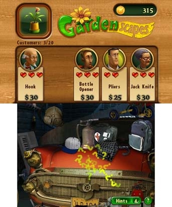 Gardenscapes (3DS) image