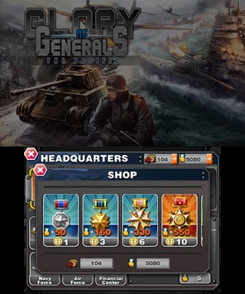 Glory of Generals: The Pacific (3DS) image