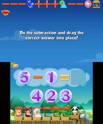 Lola's Math Train (3DS) image