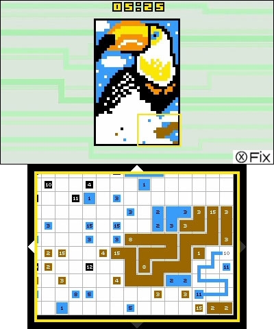 Link-a-Pix Color (3DS) image