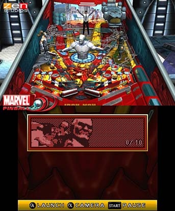 Marvel Pinball 3D (3DS) image