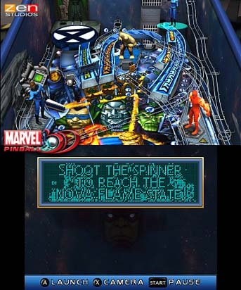 Marvel Pinball 3D (3DS) image