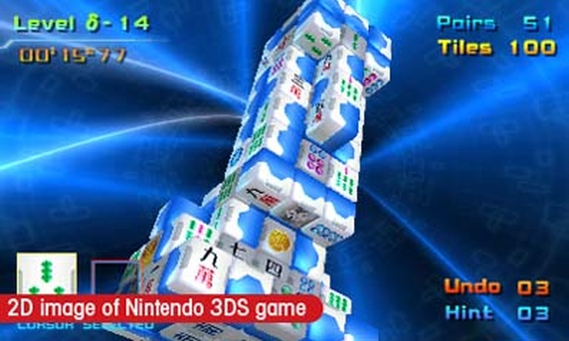Mahjong Cub3d (3DS) image