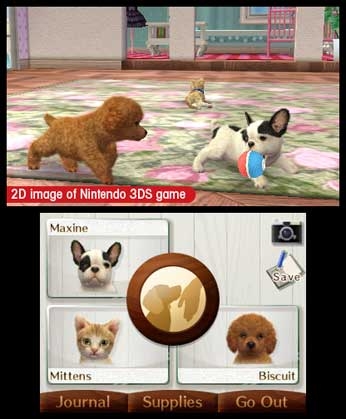 Nintendogs + Cats: Golden Retriever & New Friends (3DS) image