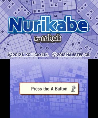 Nurikabe by Nikoli (3DS) image