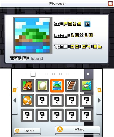 Picross e6 (3DS) image