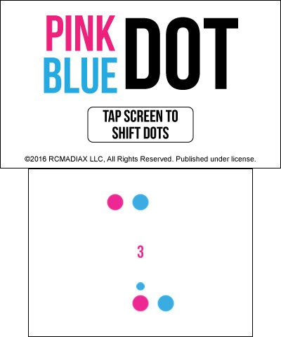 Pink Dot Blue Dot (3DS) image