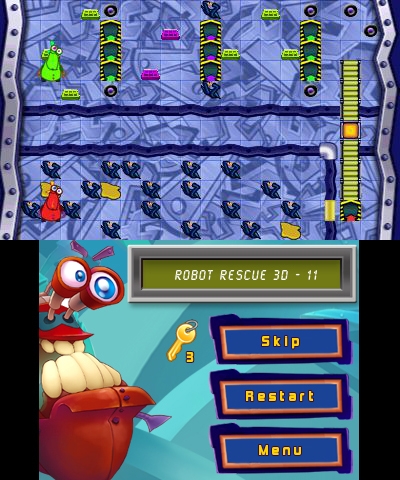 Robot Rescue 3D (3DS) image