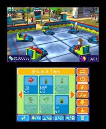 RollerCoaster Tycoon 3D (3DS) image