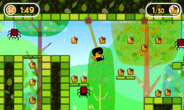 Super Little Acorns 3D Turbo (3DS) image