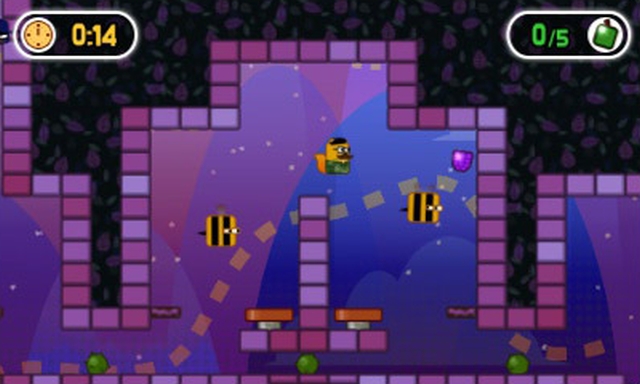 Super Little Acorns 3D Turbo (3DS) image