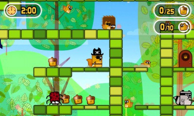 Super Little Acorns 3D Turbo (3DS) image