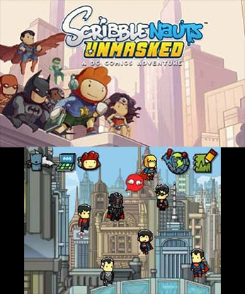 Scribblenauts Unmasked: A DC Comics Adventure (3DS) image