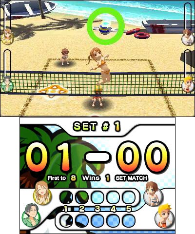 Super Strike Beach Volleyball (3DS) image