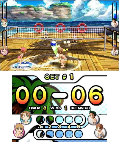 Super Strike Beach Volleyball (3DS) image
