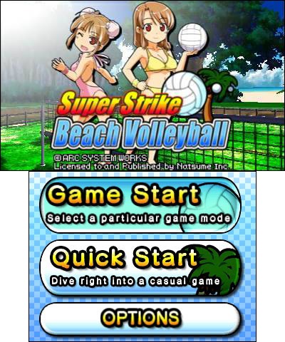 Super Strike Beach Volleyball (3DS) image