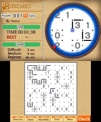 Slitherlink by Nikoli (3DS) image