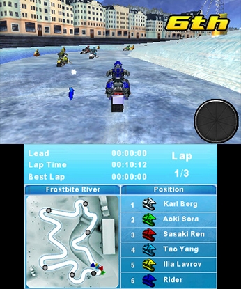 Snow Moto Racing 3D (3DS) image