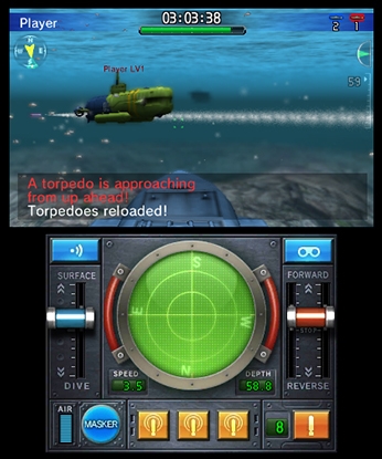Steel Diver: Sub Wars (3DS) image