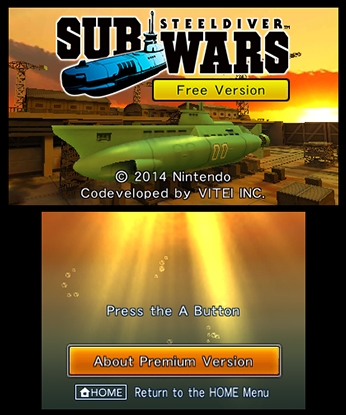Steel Diver: Sub Wars (3DS) image