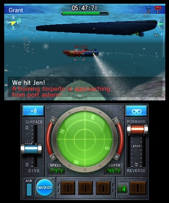 Steel Diver: Sub Wars (3DS) image