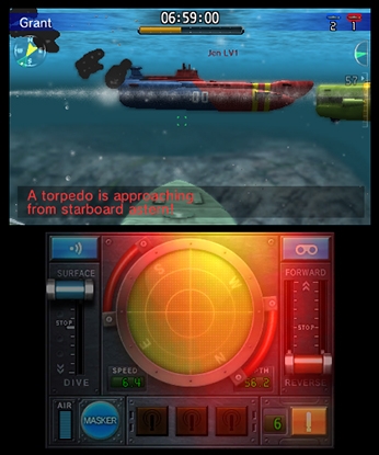 Steel Diver: Sub Wars (3DS) image