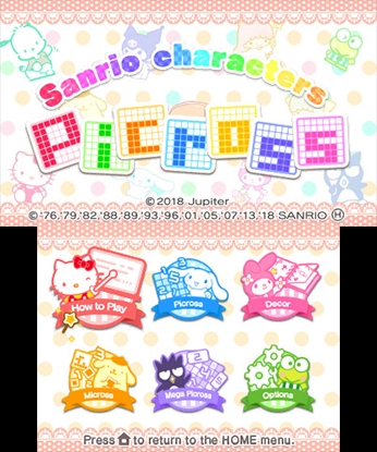 Sanrio Characters Picross (3DS) image