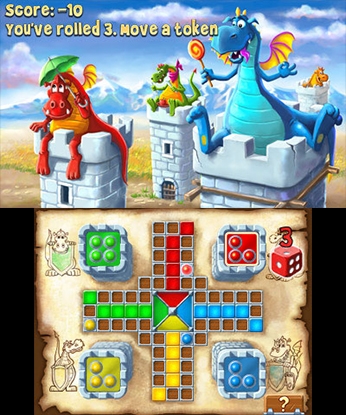 Tiny Games: Knights & Dragons (3DS) image