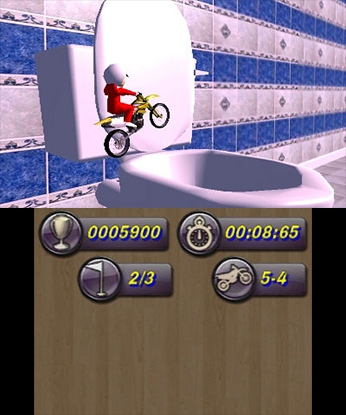 Toy Stunt Bike (3DS) image