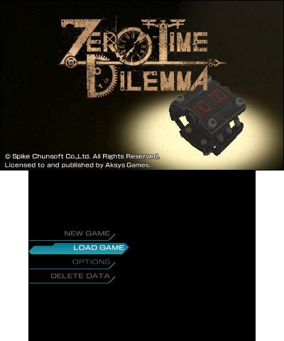 Zero Escape: Zero Time Dilemma (3DS) image