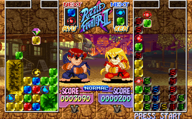 Super Puzzle Fighter II Turbo (PlayStation) screenshots and images