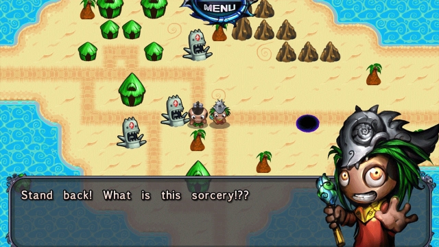 Pocket God vs Desert Ashes (Vita) image