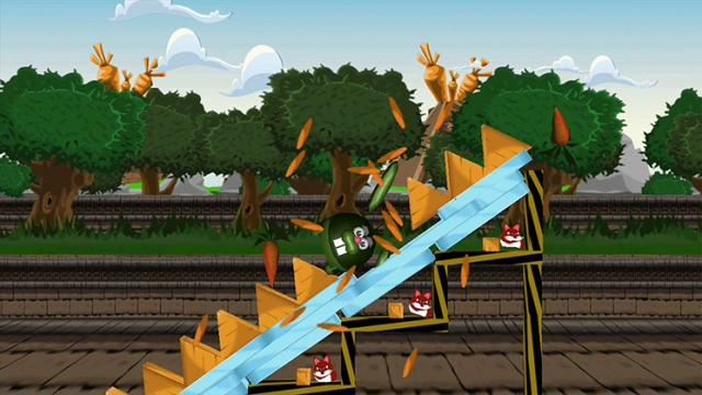 Angry Bunnies: Colossal Carrot Crusade (Wii U) image