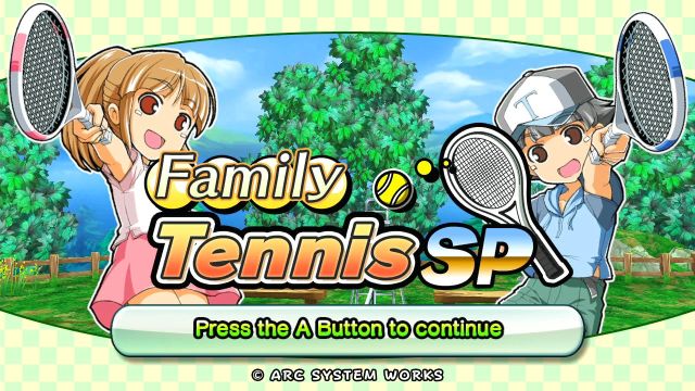 Family Tennis SP (Wii U) image