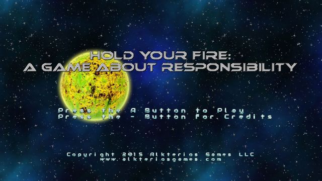 Hold Your Fire: A Game About Responsibility (Wii U) image