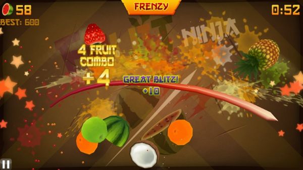 Nay's Game Reviews: Mobile Gaming Month: Fruit Ninja