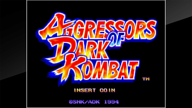 ACA NeoGeo: Aggressors of Dark Kombat (Switch) image