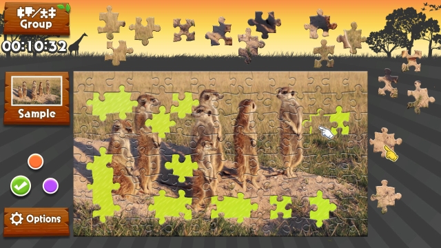 Animated Jigsaws: Wild Animals (Switch) image
