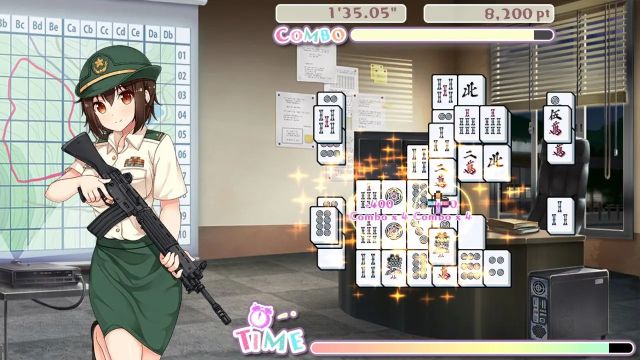 Bishoujo Battle Mahjong Solitaire (Switch) image