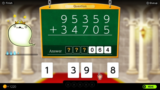 Calculation Castle : Greco's Ghostly Challenge - Addition (Switch) image
