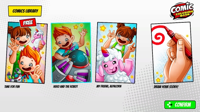Comic Coloring Book (Switch) image